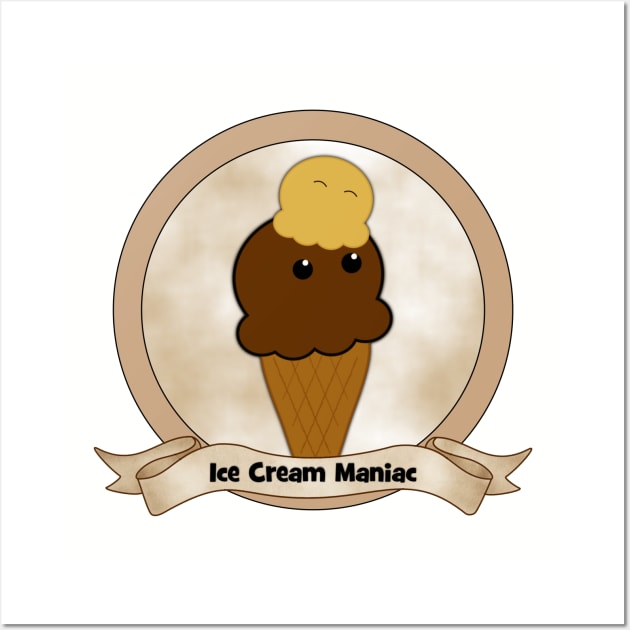 Ice Cream Maniac Wall Art by Warp9